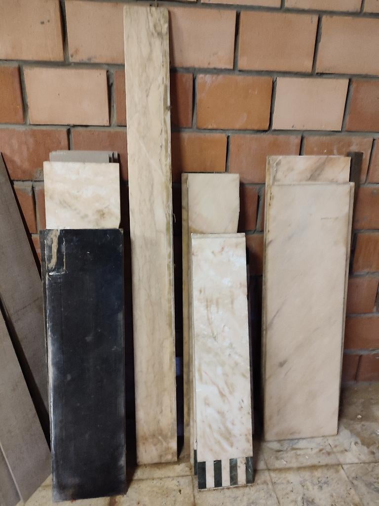 Marmer van schouwen, Doe-het-zelf en Bouw, Ophalen, Gebruikt