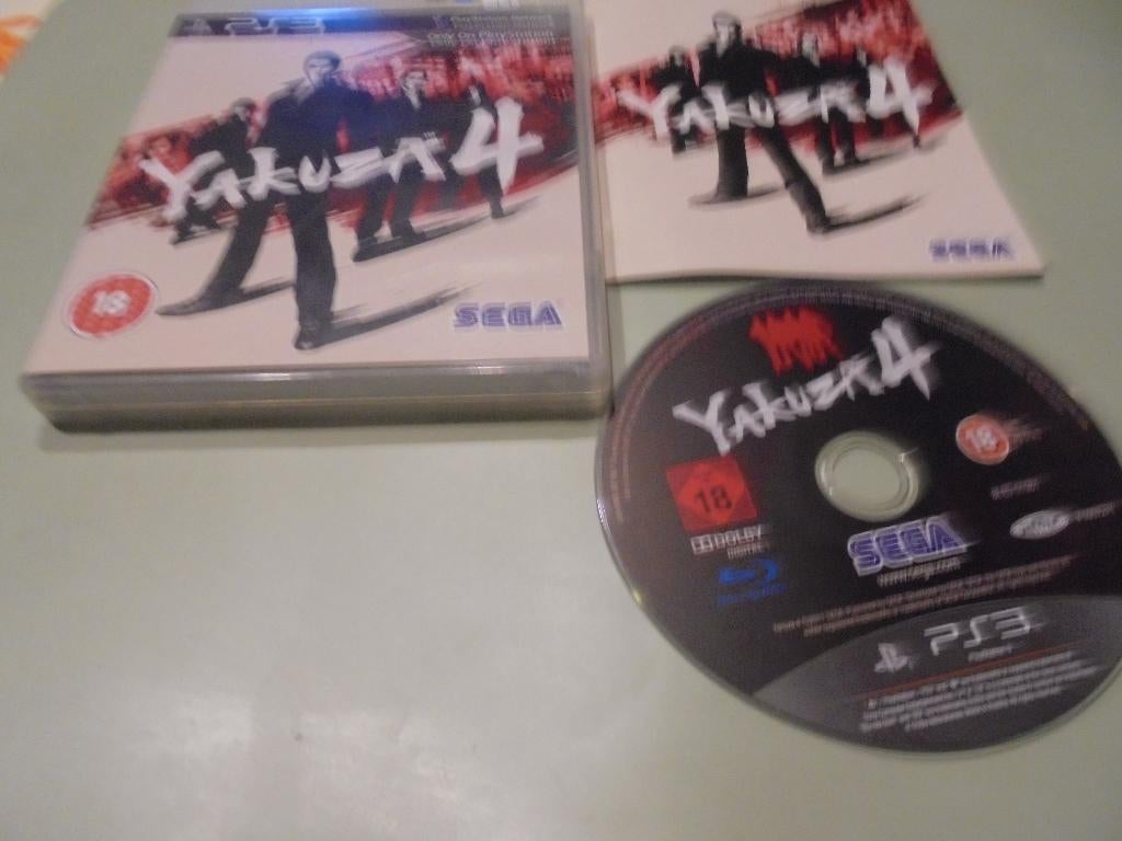 Playstation 3 Yakuza 4 (CIB), 1 speler, Ophalen of Verzenden, Gebruikt, Vanaf 18 jaar