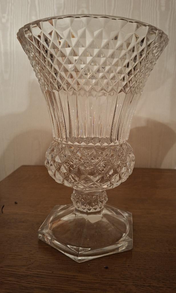 Vase en cristal Val Saint Lambert, Enlèvement ou Envoi