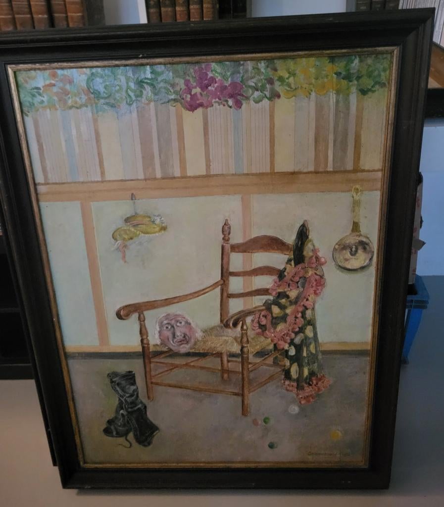 Schilderij Cruyssaert 1982, Antiek en Kunst, Ophalen of Verzenden