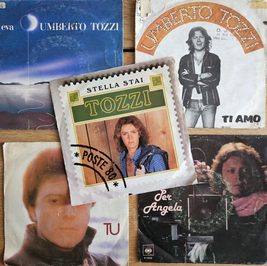 À VENDRE : LOT DE 45 TOURS VINYLES DE « UMBERTO TOZZI », Ophalen, Gebruikt, Single