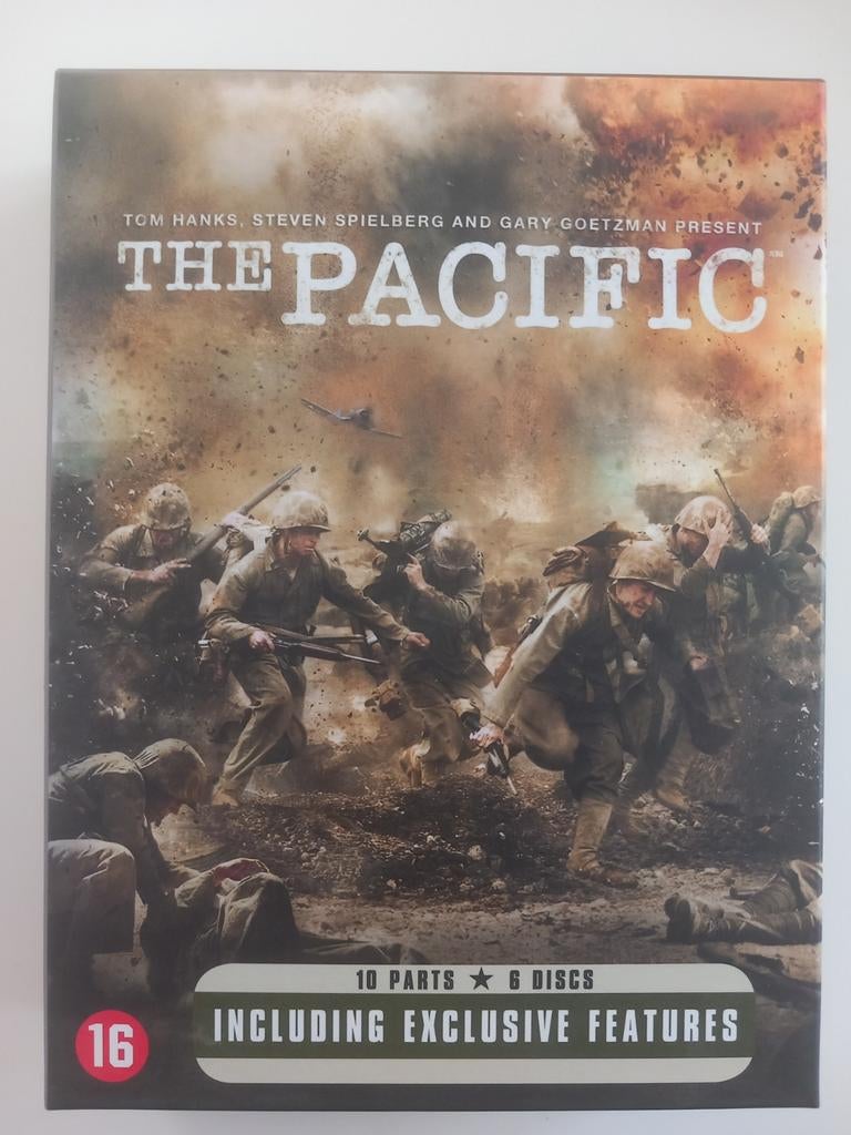 Dvdbox The Pacific (Oorlogsserie van Tom Hanks) AANRADER, Enlèvement ou Envoi, Comme neuf, Action et Aventure