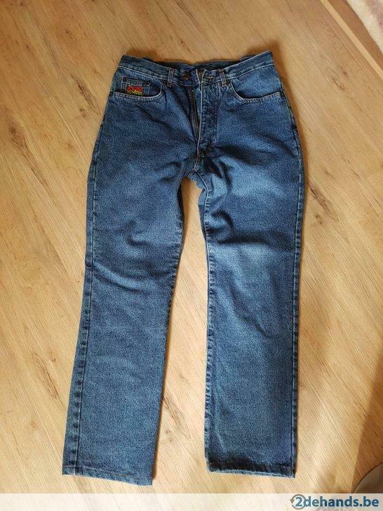 Jeans herenbroek, Enlèvement ou Envoi, Neuf, Taille 46 (S) ou plus petite, Bleu