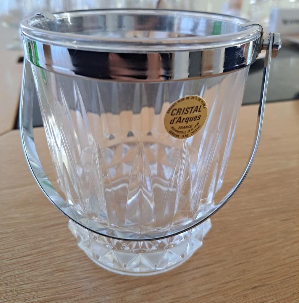 Cristal d’Arques Paris vintage kristal ijsemmer, Antiek en Kunst, Ophalen of Verzenden