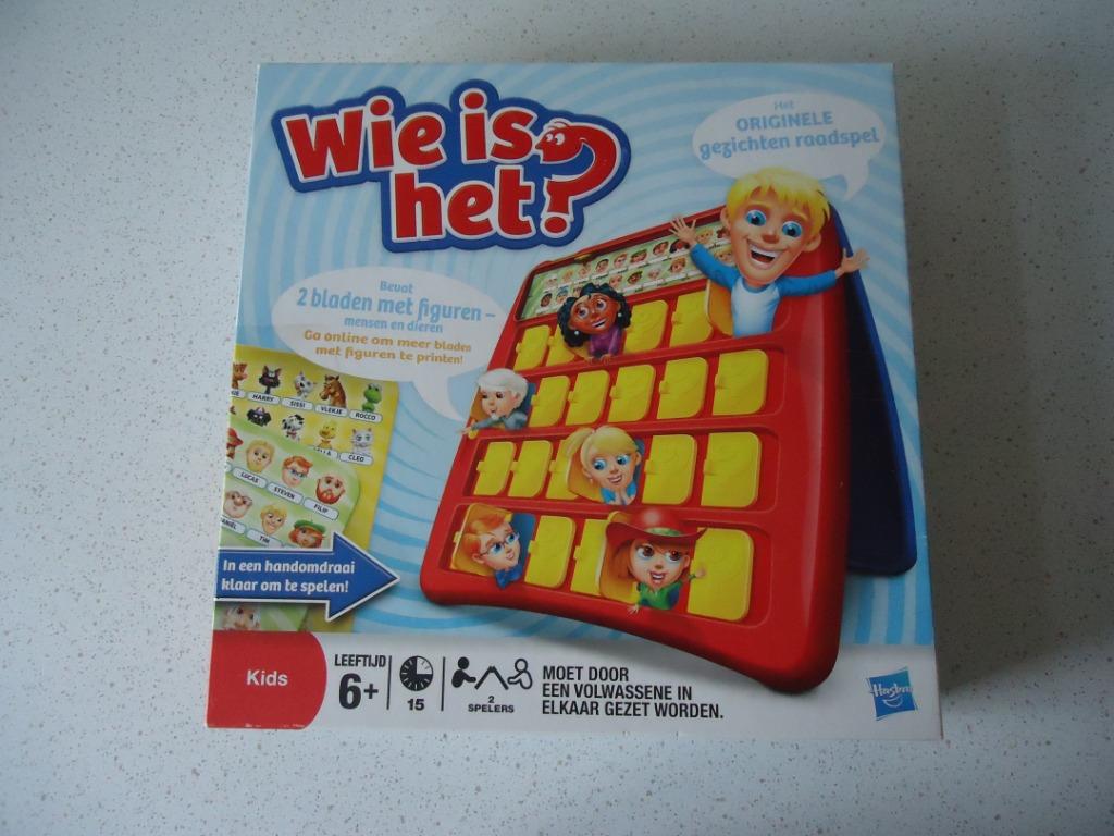 "Wie Is Het ?" van Hasbro in prima staat !, Hobby en Vrije tijd, Gezelschapsspellen | Overige, Een of twee spelers, Ophalen of Verzenden