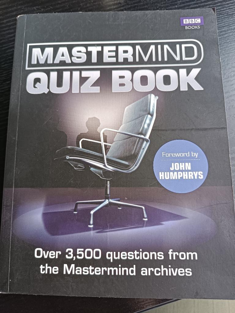 Mastermind quizboek, Ophalen, Overige onderwerpen, BBC books, Zo goed als nieuw