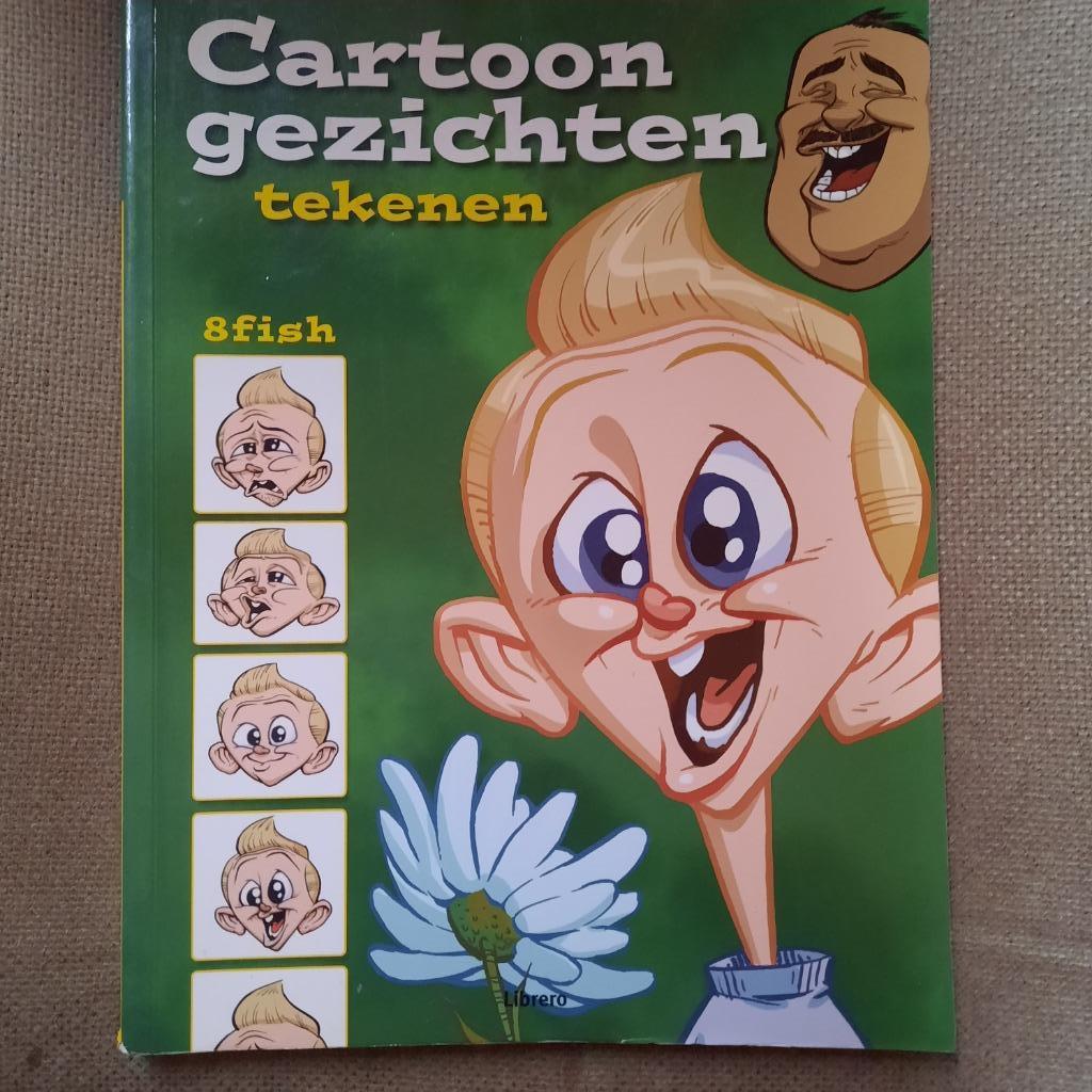CARTOON GEZICHTEN TEKENEN , Boeken, Ophalen of Verzenden, Tekenen en Schilderen