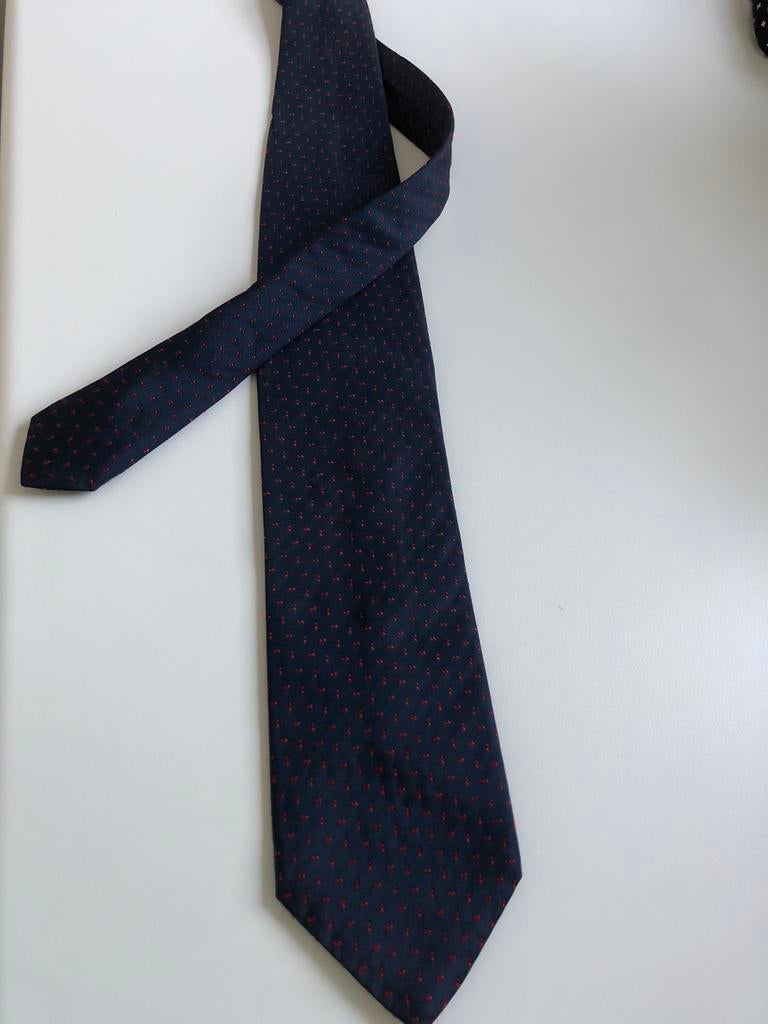 Teo Grimaldi stropdas, Blauw, Ophalen of Verzenden, Met patroon, Teo Grimaldi