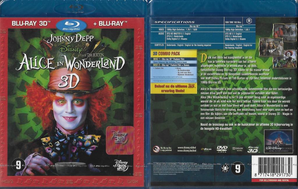 3D BLUE RAY SELECTIE, Ophalen of Verzenden, Nieuw in verpakking, Tekenfilms en Animatie