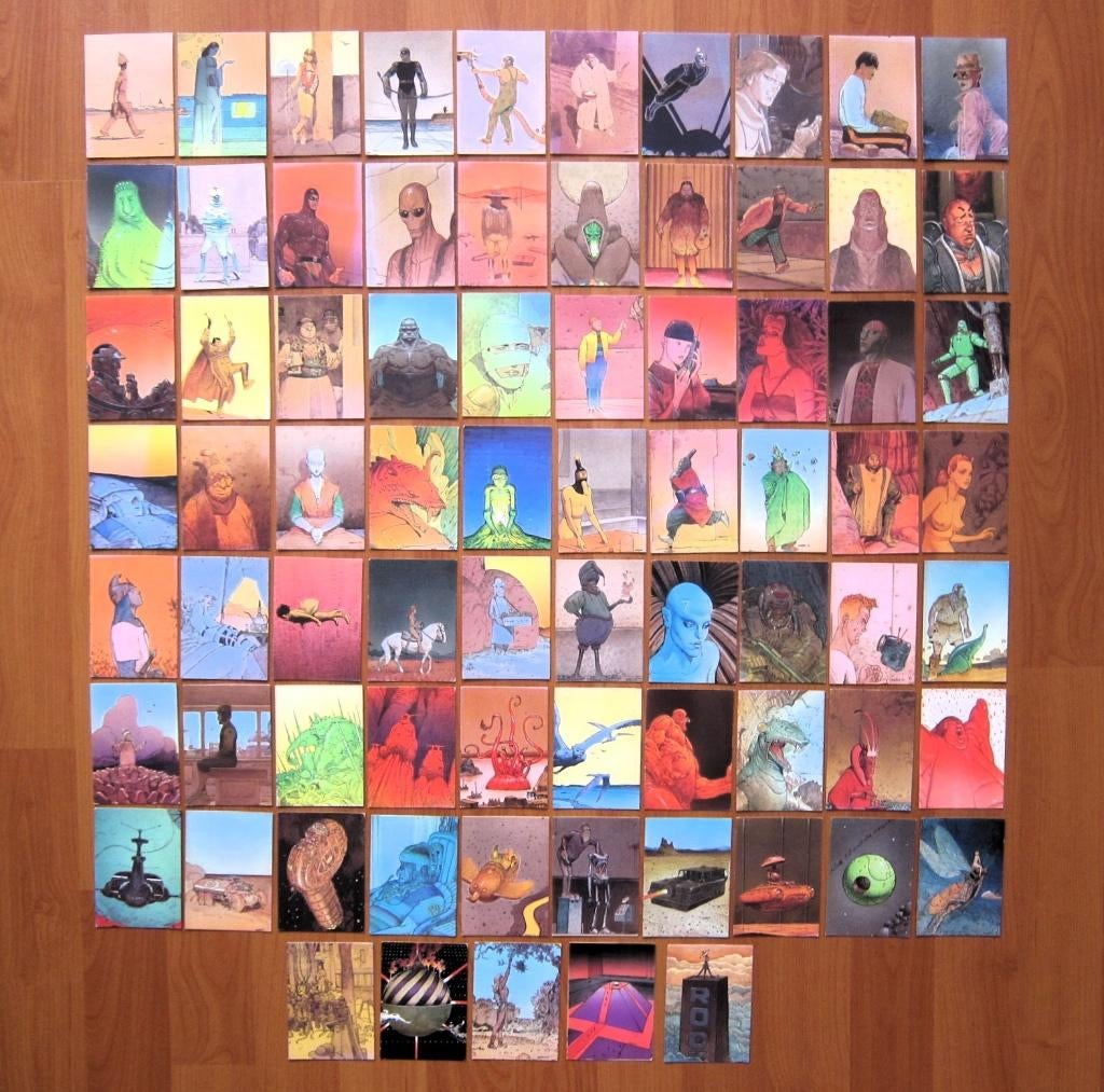 75 cartes Moebius (Comic Images 1993), Livres, BD, Utilisé, Plusieurs BD, Enlèvement ou Envoi