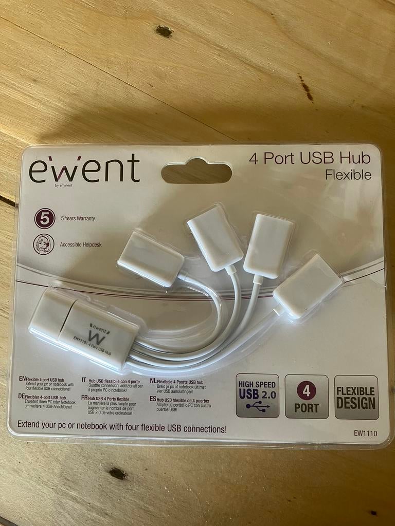 4 port usb, Informatique & Logiciels, Enlèvement ou Envoi, Neuf, Ewent