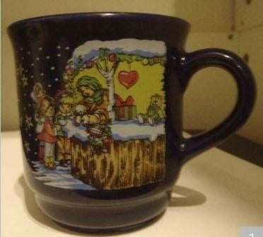 glühwein mok Augsburger christkindlesmarkt , nieuw, Ophalen of Verzenden, Nieuw, Porselein, Kop en/of schotel