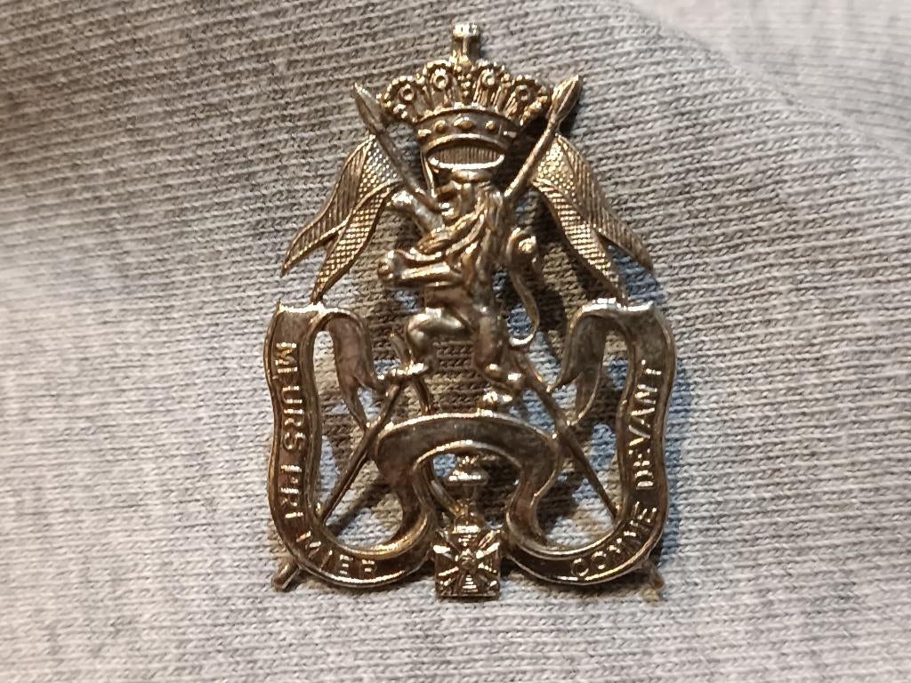 mutskenteken ABL - 2de lansiers, Verzamelen, Ophalen of Verzenden, Landmacht, Embleem of Badge