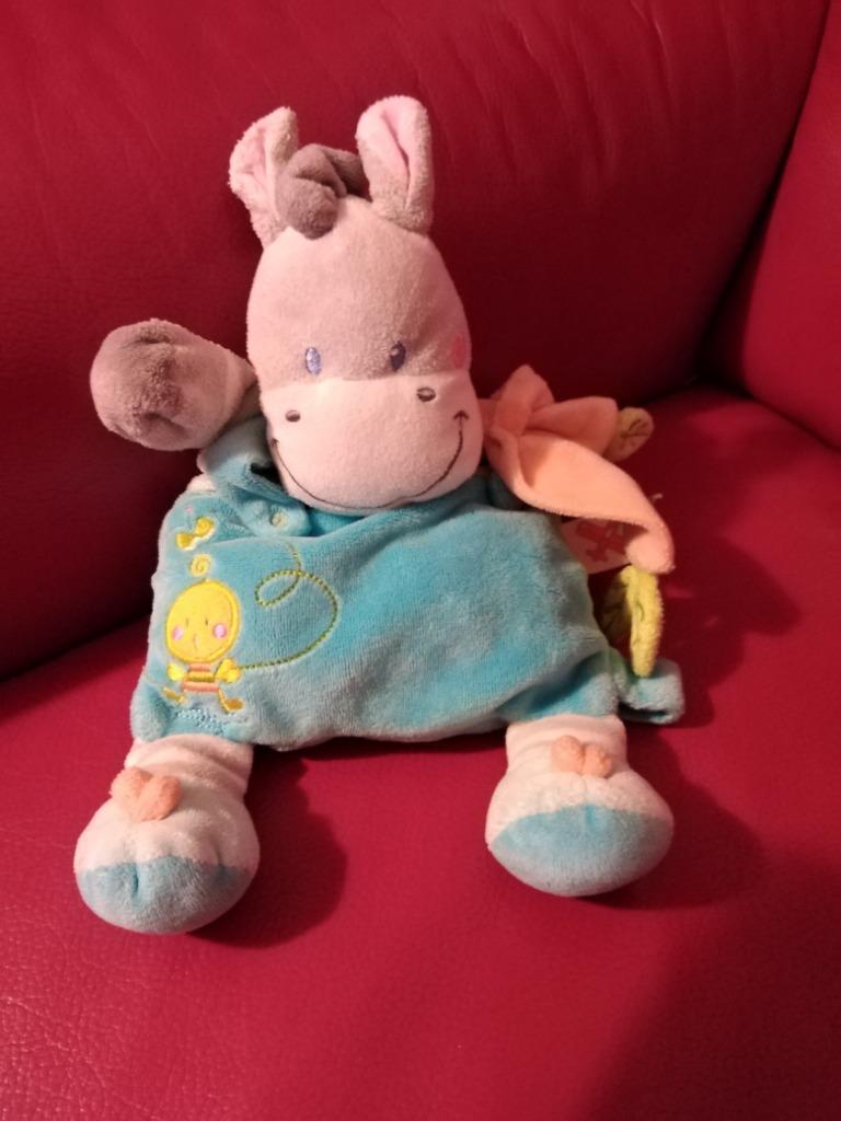 knuffel nicotoy paard/ezel (doos 45), Enfants & Bébés, Jouets | Peluches, Enlèvement ou Envoi, Neuf, Cheval