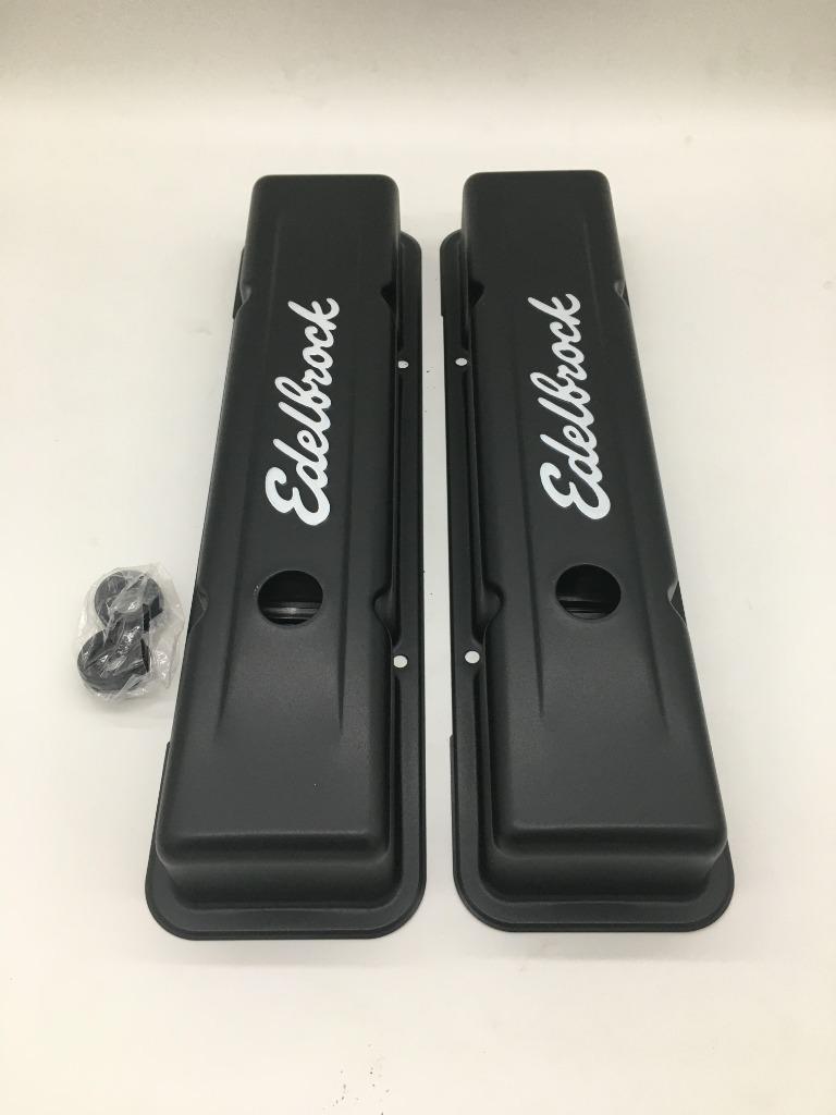 Te koop Kleppendeksel edelbrock (zwart) chevrolet c10 k10, Ophalen of Verzenden, Nieuw, Chevrolet