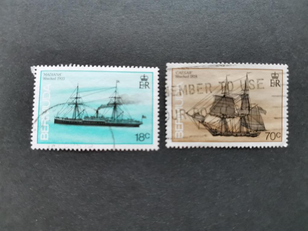 Bermudes 1988 - naufrages près des Bermudes, Enlèvement ou Envoi, Affranchi, Amérique centrale