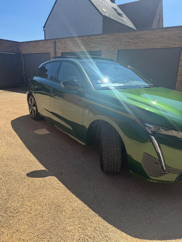 Peugeot 308 olive green, Auto's, Peugeot, USB, Leder, 96 kW, 5 zetels