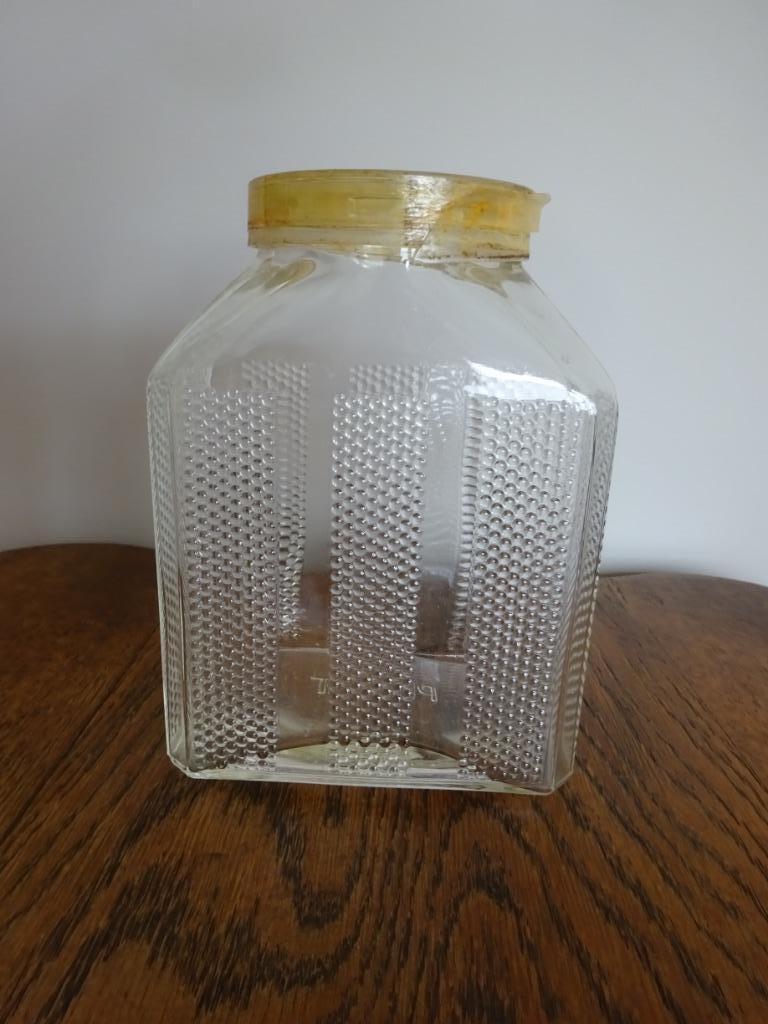 Poncet glas voorraadpot, Antiquités & Art, Antiquités | Verre & Cristal, Enlèvement ou Envoi