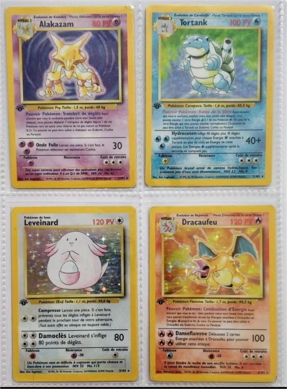 pokemon wizards base 102 complete edition 1, Enlèvement ou Envoi, Comme neuf, Plusieurs cartes, Foil