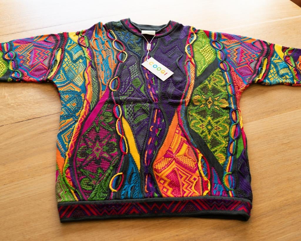 Vintage 1990s Coogi Knit Sweater size Medium NEW with TAGS, Overige kleuren, Maat 48/50 (M), Nieuw, Ophalen of Verzenden