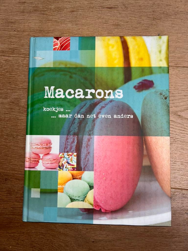 Kookboek macarons, Boeken, Ophalen of Verzenden, Gelezen, Taart, Gebak en Desserts