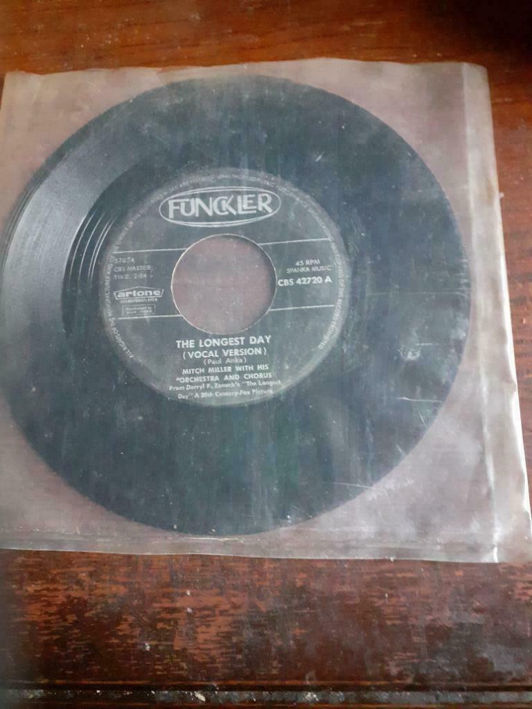 45T Mitch Miller : The longest day, Ophalen of Verzenden