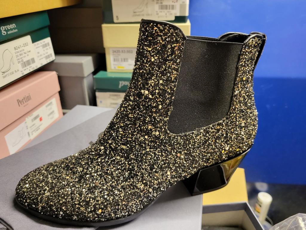 Hogan glitter laarsje, Zwart, Lage of Enkellaarzen, Nieuw, Ophalen of Verzenden