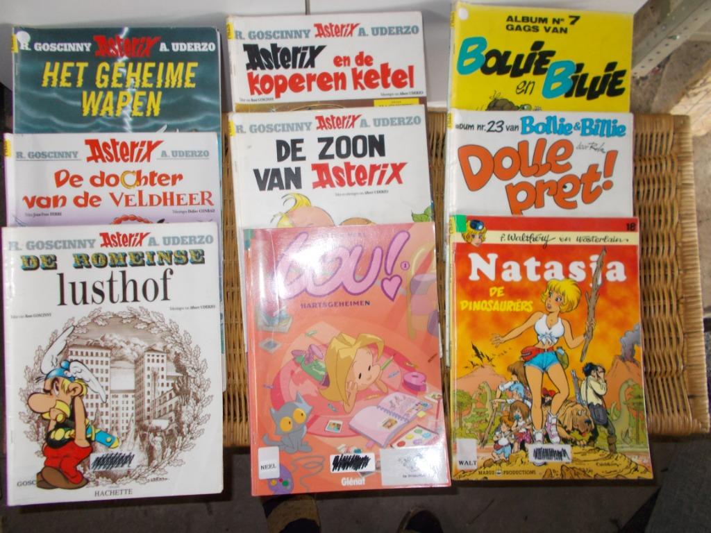 Strips Asterix, Natasja, Melissande, e.a., Boeken, Stripverhalen, Ophalen of Verzenden