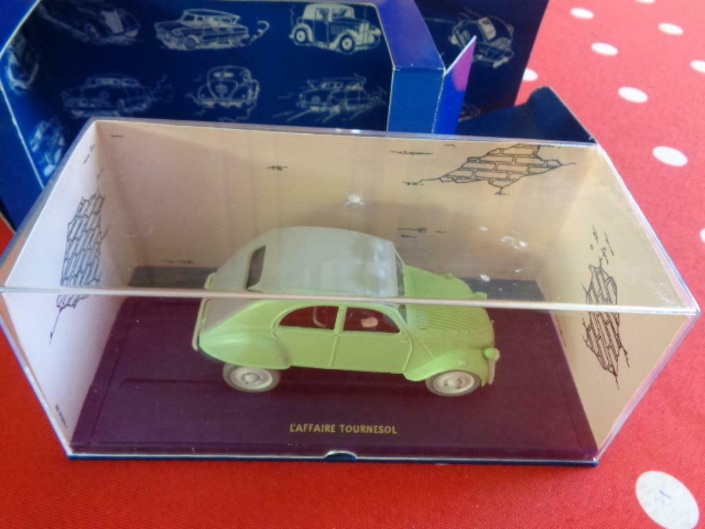Voiture collection. TINTIN. La2CV L'affaire Tournesol".N16, Hobby & Loisirs créatifs, Voitures miniatures | 1:43, Neuf, Voiture