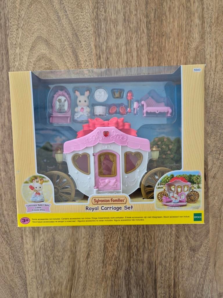 Epoch Sylvanian Families 5543 : Royal Carriage Set, Kinderen en Baby's, Speelgoed | Actiefiguren, Nieuw, Ophalen of Verzenden