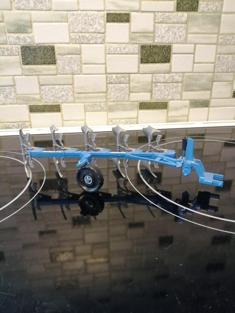 Ploeg Lemken 5 schaar Siku, Ophalen of Verzenden, Zo goed als nieuw, Tractor of Landbouw, SIKU