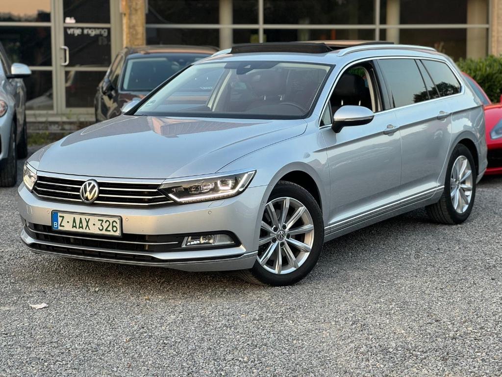 VW PASSAT 20 TDI BREAK HIGHLINE 150 PK. ZILVER GRIJS PANORAM, Autos, Volkswagen, Cuir, Argent ou Gris, Garantie prolongée, Entretenue par le concessionnaire