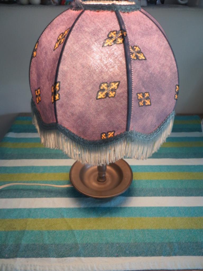 Tinnen lampje - verlichting - vintage - tin, Antiek en Kunst, Ophalen of Verzenden