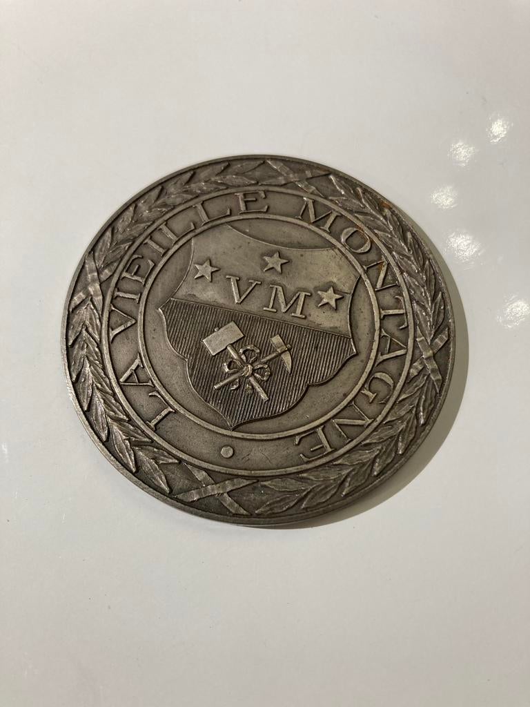 La Calamine Kelmis Vielle Montagne VM médaille 1837-1937, Enlèvement, Autres matériaux