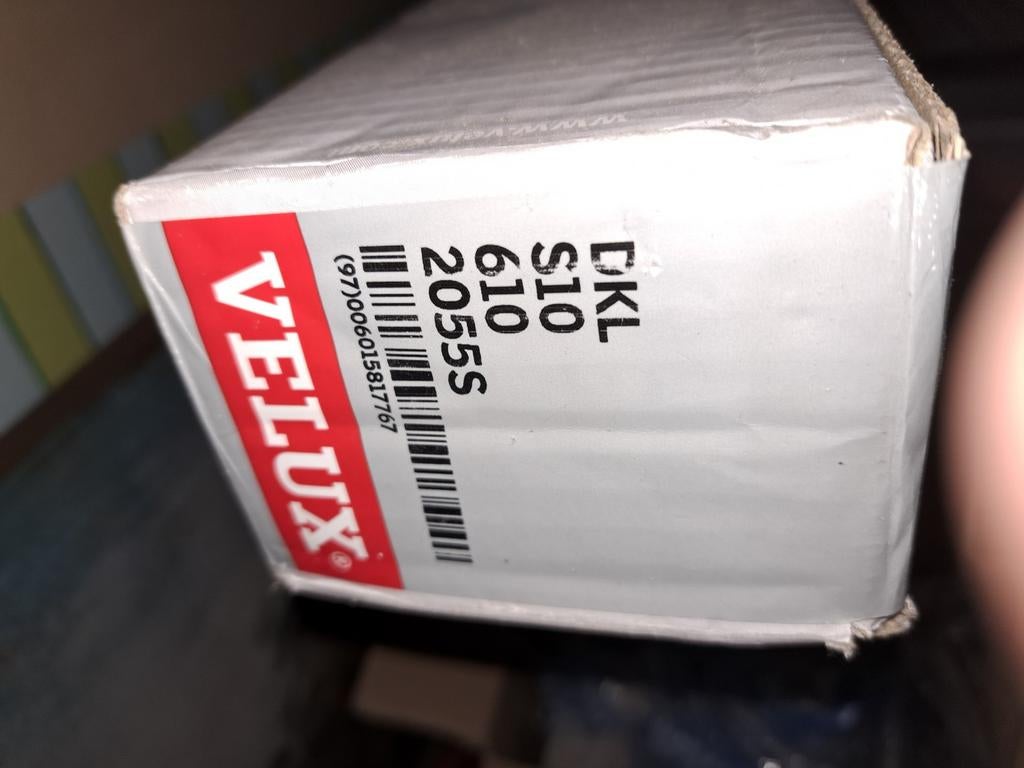 Velux DKL S10 610 2055s Handbediend verduisterend rolgordijn, Ophalen of Verzenden, Nieuw