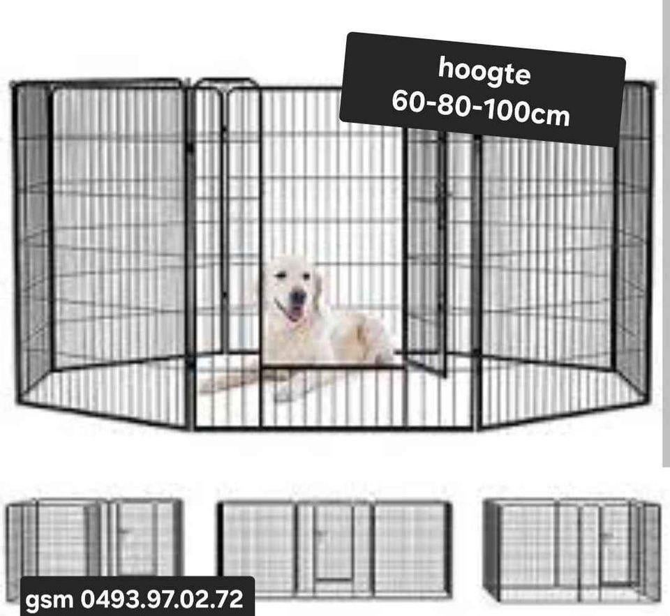 hondenrennen nieuw in de doos, Dieren en Toebehoren, Hondenhokken, Nieuw, Hondenhok, Ophalen