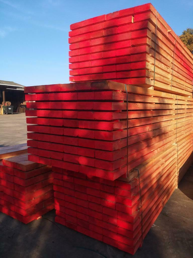Douglas constructiehout  prijzen 2026, Ophalen, Nieuw, Balk, 50 mm of meer