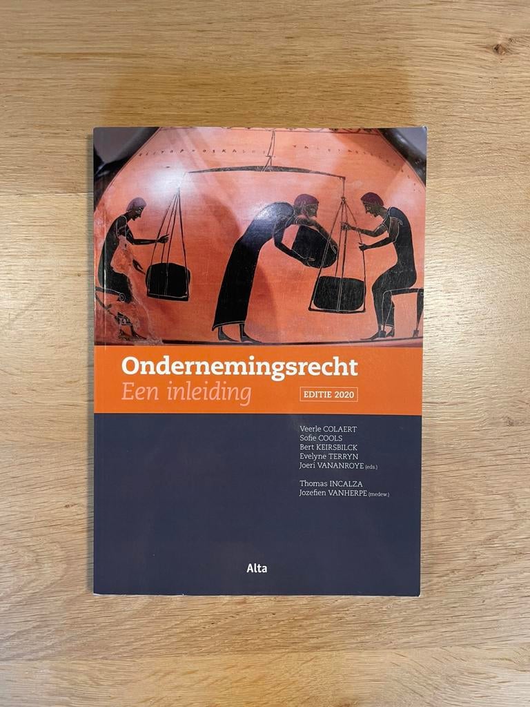 Ondernemingsrecht: een inleiding, Boeken, Studieboeken en Cursussen, Ophalen, Zo goed als nieuw