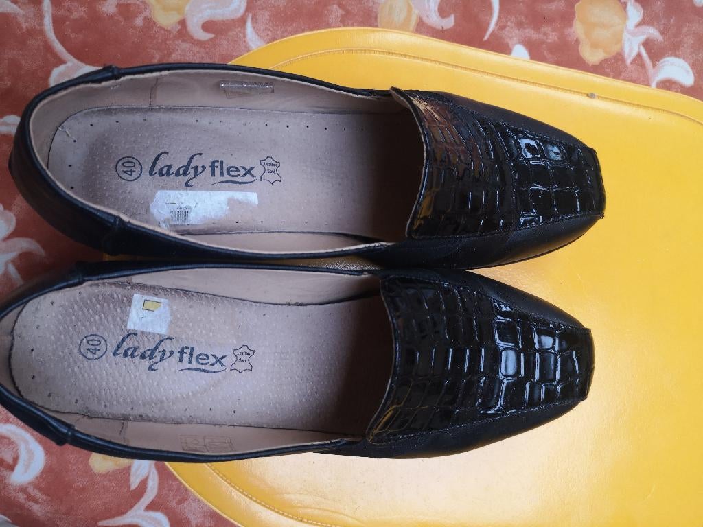 Zwarte schoenen Ladyflex Maat 40, Kleding | Dames, Schoenen, Ophalen of Verzenden