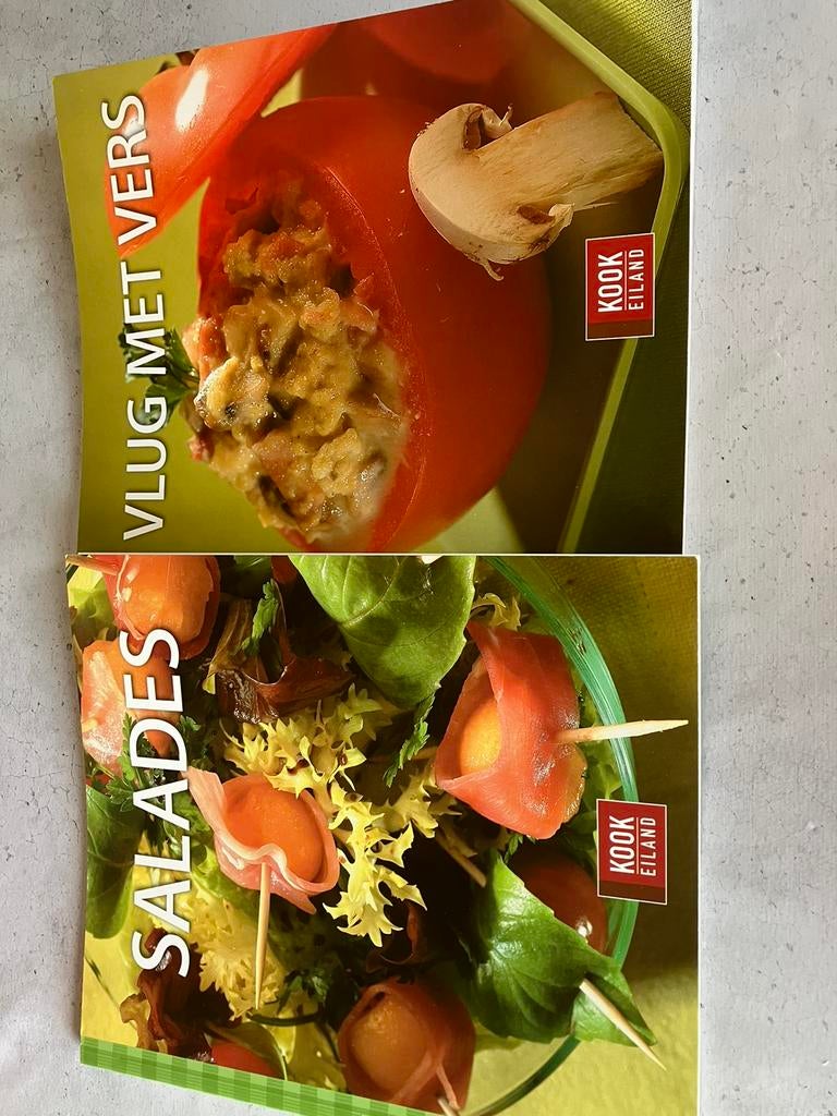 Vlug met vers. Salades. Pasta. Zuiders koken.  4 boeken 5€, Boeken, Ophalen of Verzenden, Zo goed als nieuw, Artémis