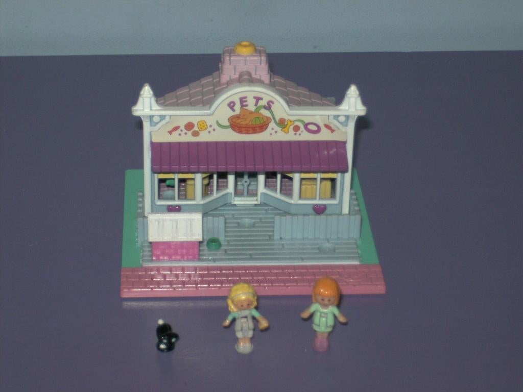 Vintage polly pocket: pets shop. (1993), Ophalen of Verzenden, Gebruikt
