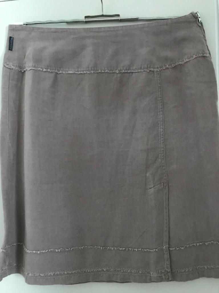 Rok - La Gaviotta - linnen, Ophalen of Verzenden, Maat 38/40 (M), Bruin