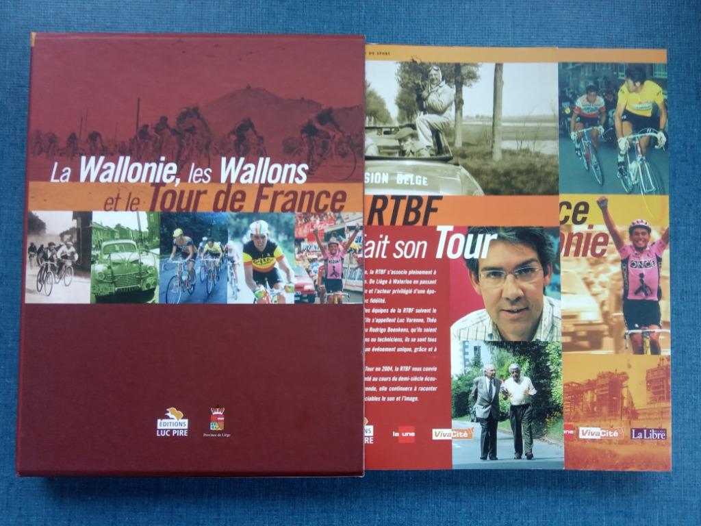 La Wallonie, les Wallons et le tour de France : 2 livres, Livres, Enlèvement ou Envoi, Utilisé, Théo Mathy