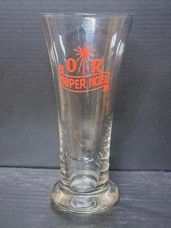 Verre "Super Noël " ouvriers réunis, Collections, Marques de bière, Enlèvement ou Envoi, Comme neuf