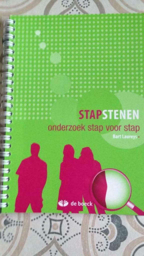 stapstenen (onderzoek stap voor stap), Boeken, Ophalen, Zo goed als nieuw, Niet van toepassing