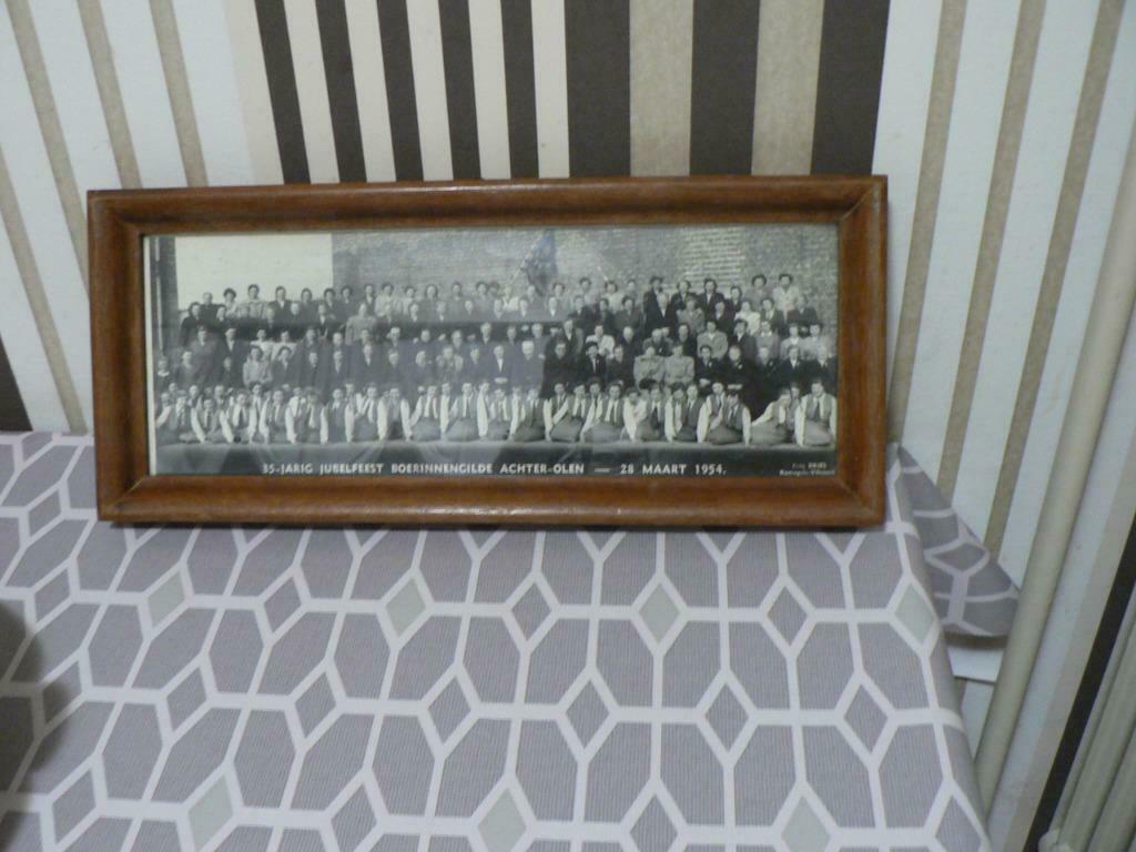 Herdenkings-foto- boerinnengilde Achter-OLen 1954, Ophalen of Verzenden, Gebruikt