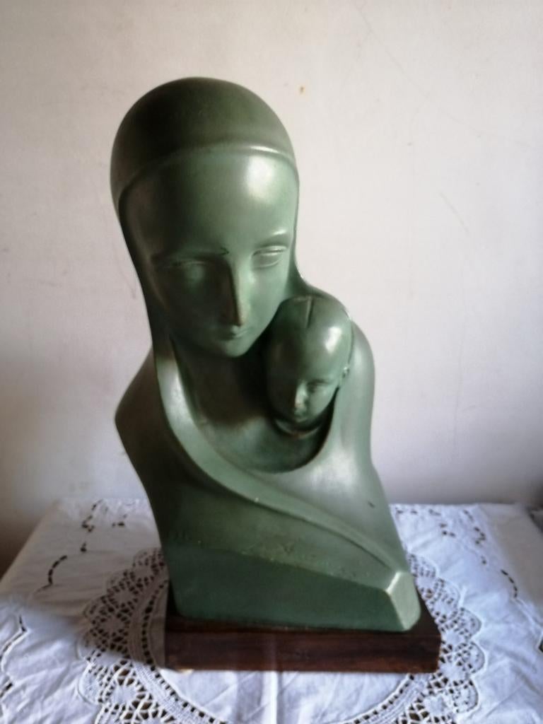 Art déco borstbeeld van J. Anteunis, Enlèvement