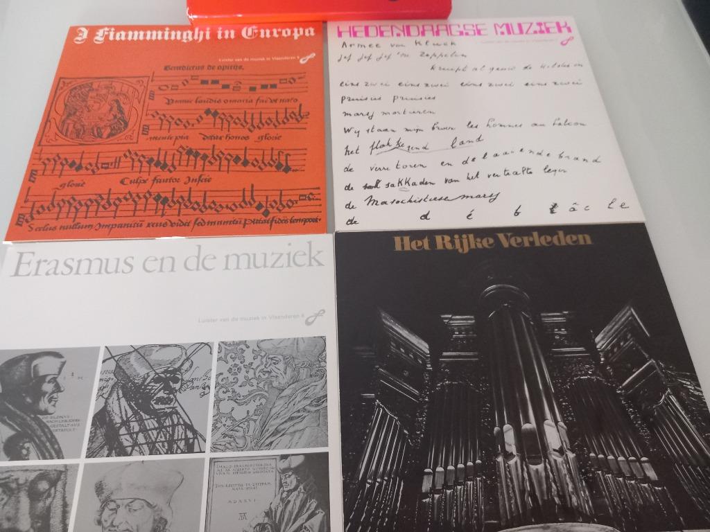 4LP Box Luister van de Muziek in Vlaanderen Klassiek, Verzenden, Zo goed als nieuw, 12 inch
