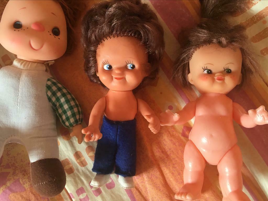 3  Heel mooie oude popjes, Verzamelen, Ophalen of Verzenden, Gebruikt, Overige typen