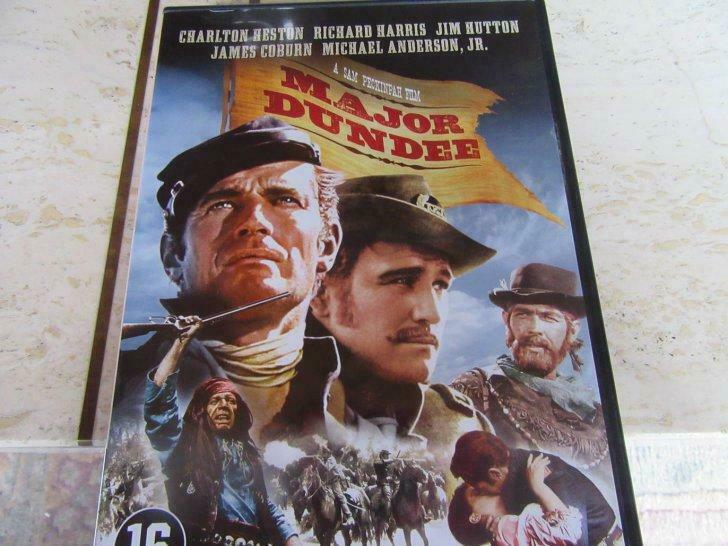 Major Dundee met Charlton Heston en James Coburn(Western), Vanaf 16 jaar, Ophalen of Verzenden